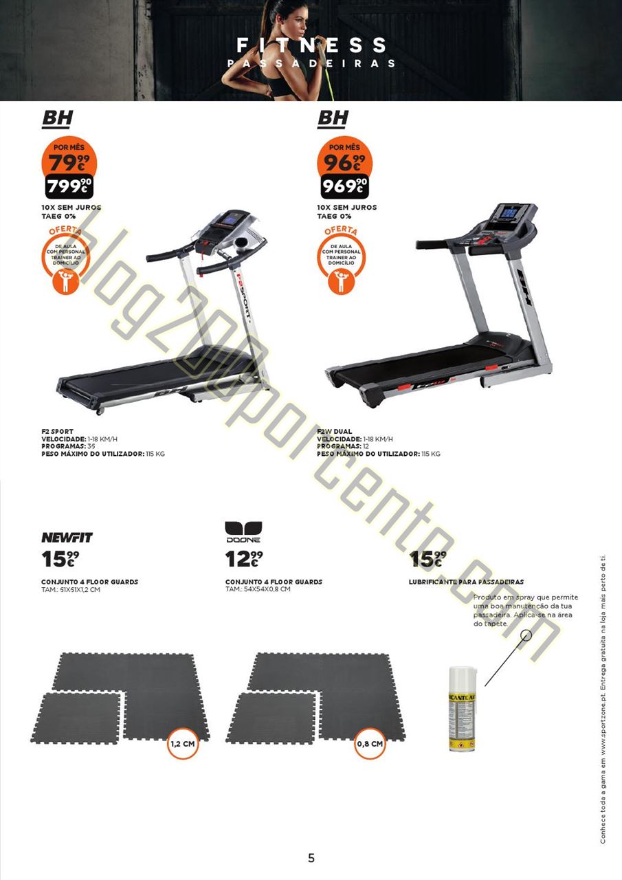Antevisão Folheto SPORT ZONE Fitness de 8 outubro