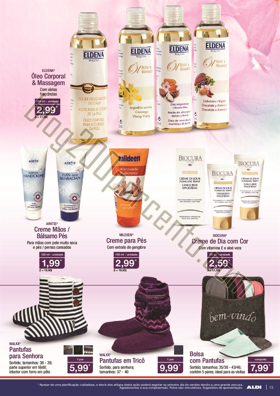 Antevisão Folheto ALDI promoções a partir de 4 