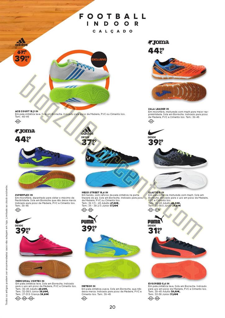 Antevisão Folheto SPORT ZONE Futebol de 20 agosto
