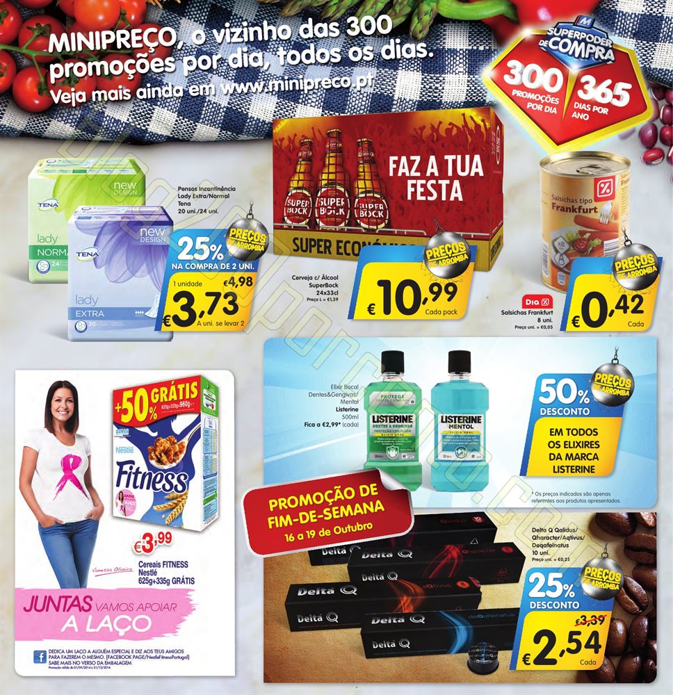 Antevisão Folheto MINIPREÇO de 16 a 22 outubro p