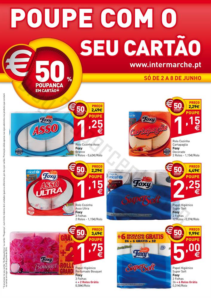 Monofolha INTERMARCHÉ de 2 a 8 junho - Foxy