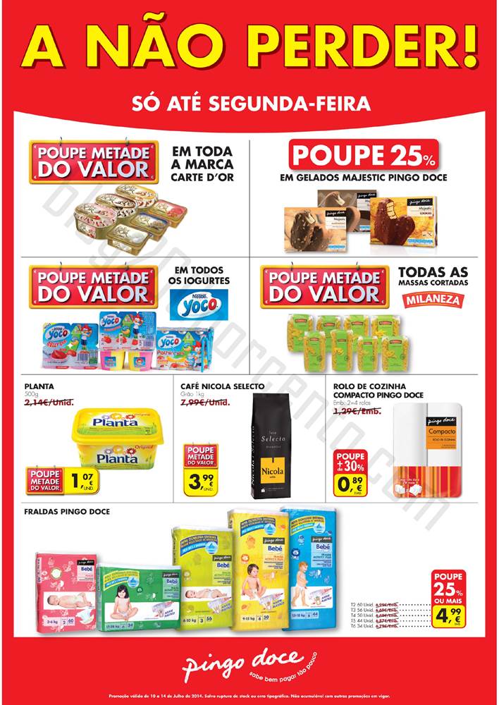 Novo Folheto PINGO DOCE - A não perder até 14 julho