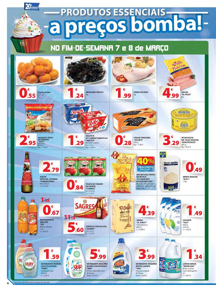 Antevisão Folheto E-LECLERC Aniversário promoç