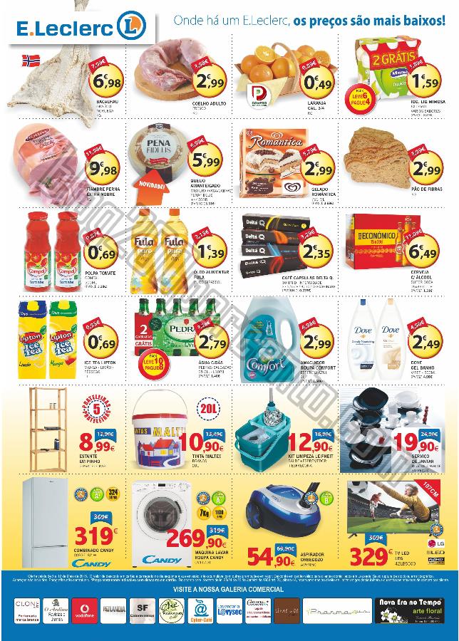 Novo Folheto E-LECLERC Lousada Promoções de 5 a 