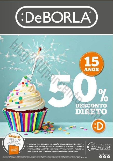 Antevisão Folheto DEBORLA de 22 agosto a 14 setembro - 15 Anos