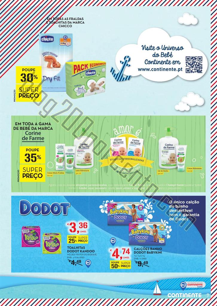 Antevisão Folheto CONTINENTE Bebé de 9 a 28 junh