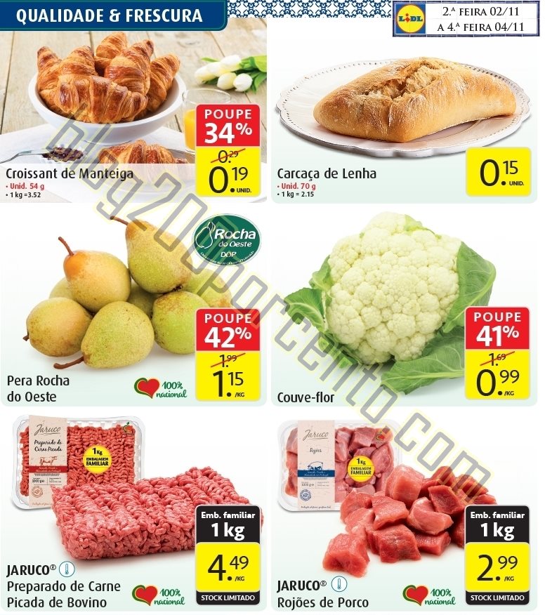 Antevisão Folheto LIDL Promoções de 2 a 4 novem