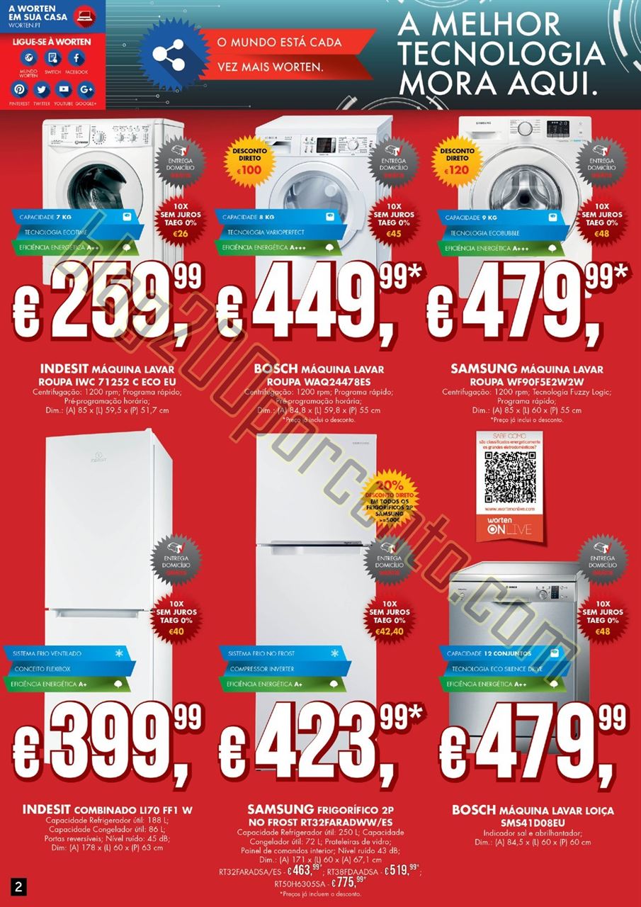 Novo Folheto WORTEN Promoções de 7 a 20 outubro 