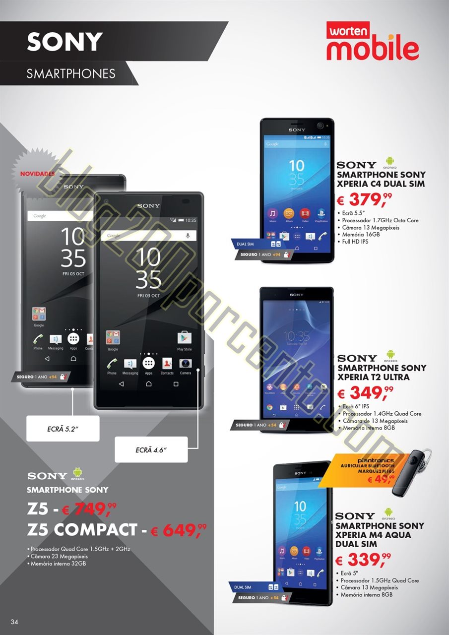 Novo Folheto WORTEN Mobile promoções até 2 deze