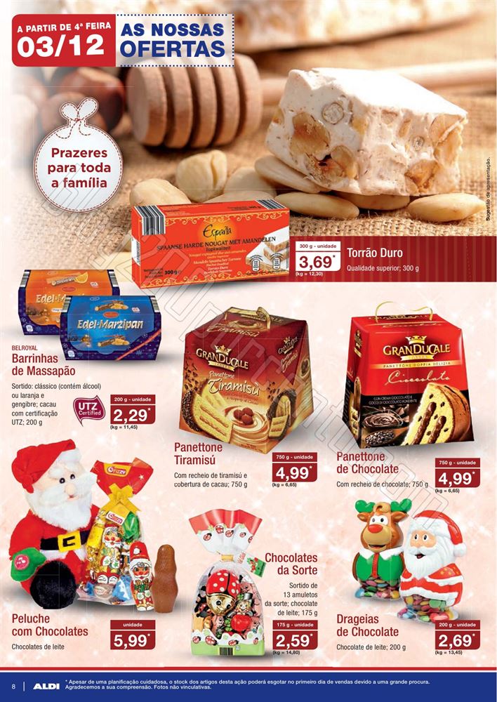 Antevisão Folheto ALDI a partir de 3 dezembro p8.