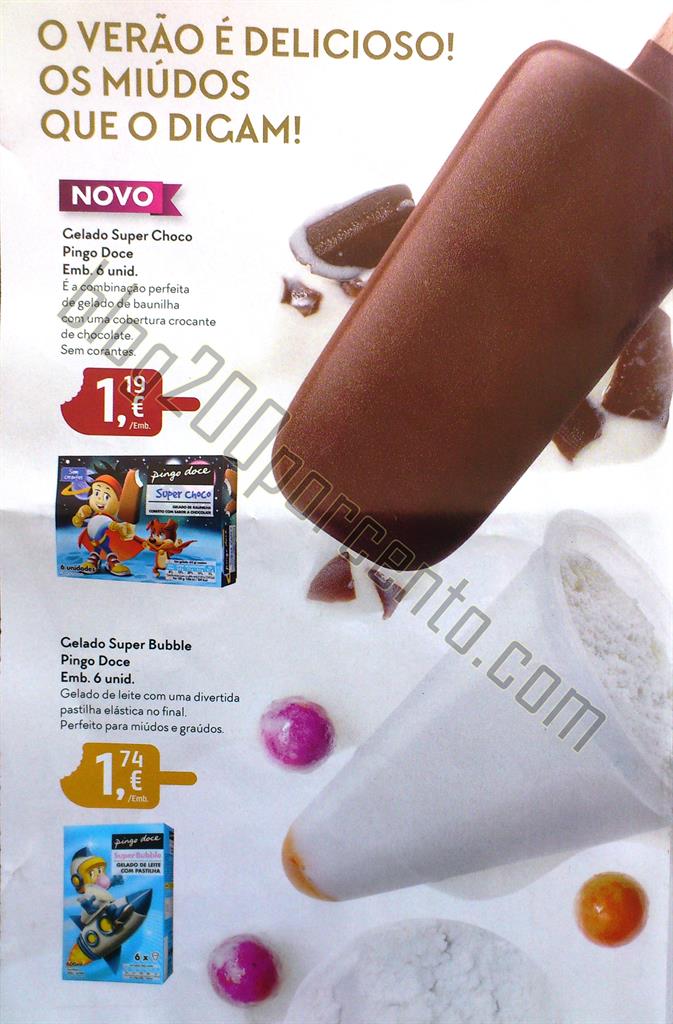 Novo Folheto PINGO DOCE Gelados até 31 julho p6.j