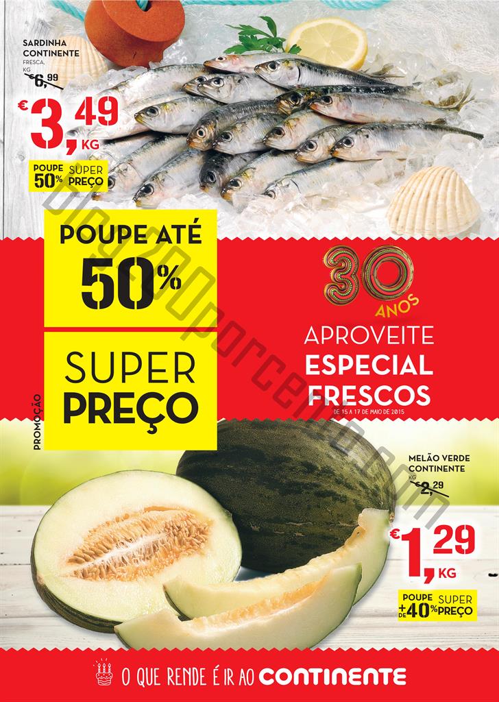 Antevisão Folheto CONTINENTE Extra - Frescos de 1