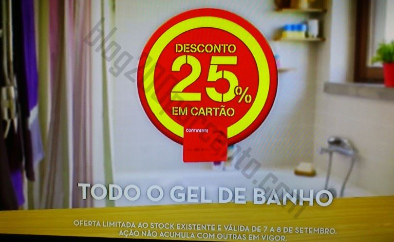 Avistamento 25% desconto CONTINENTE dias 7 e 8 setembro
