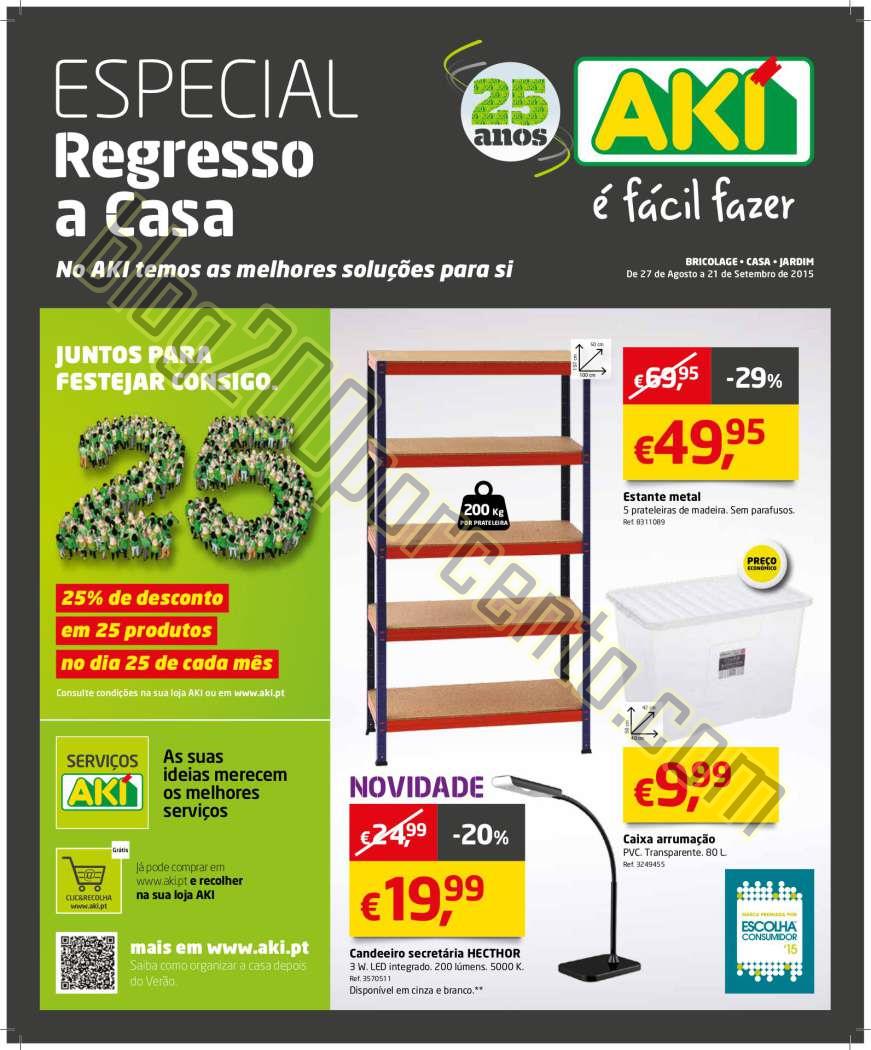 Novo folheto AKI Regresso a Casa de 27 agosto a 21