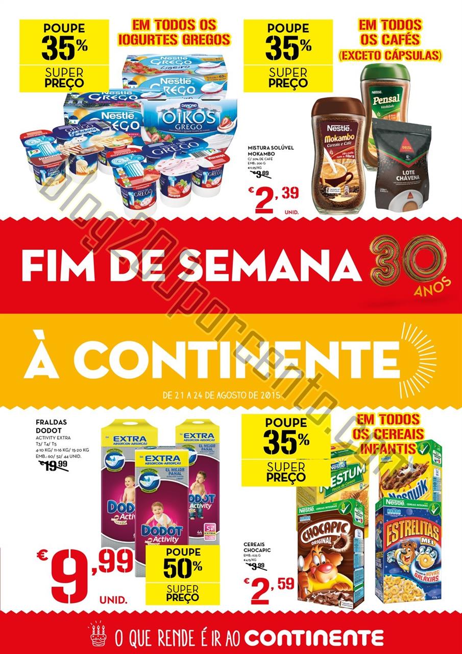 Antevisão Folheto CONTINENTE Extra Fim de semana 