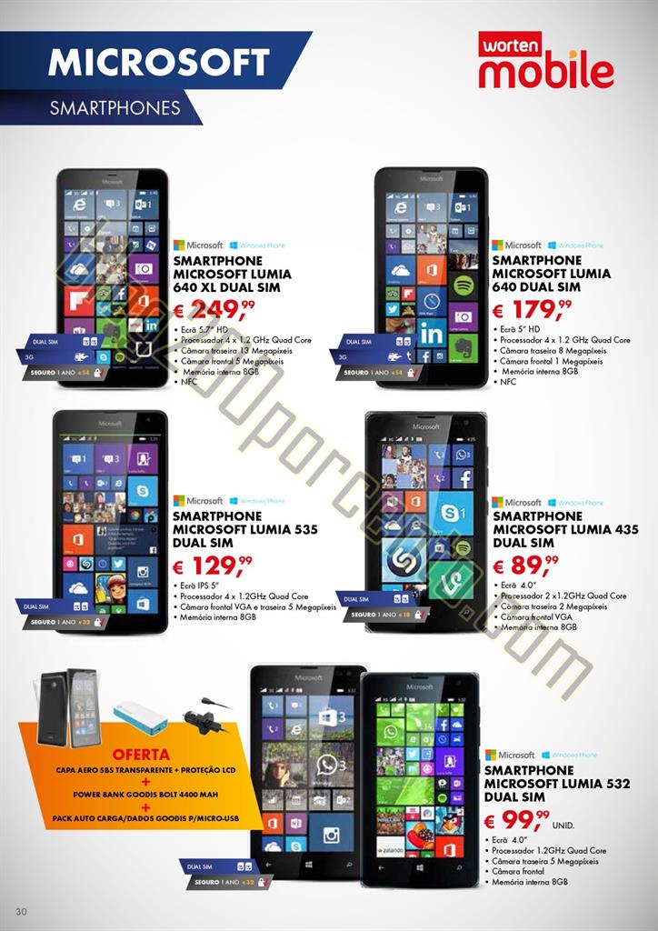 Novo Folheto WORTEN MOBILE Promoções até 2 sete