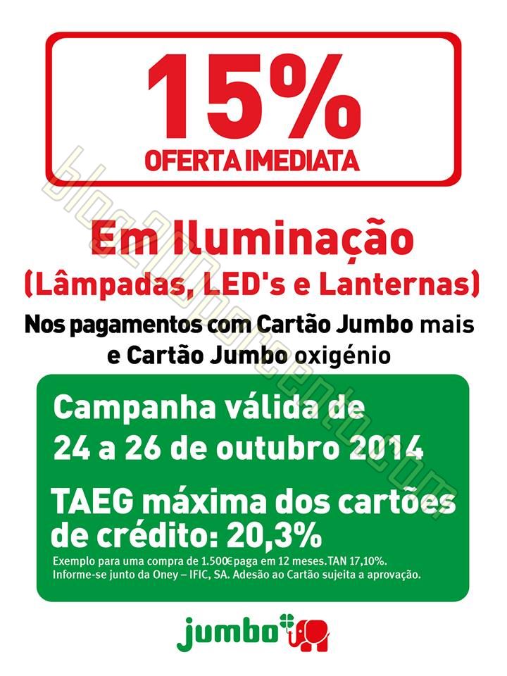 Promoções extra JUMBO Fim de semana de 24 a 26 o