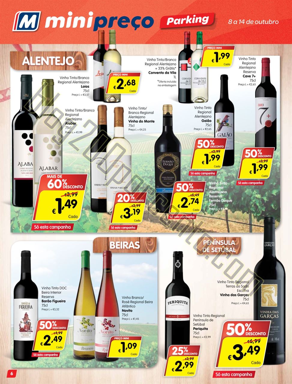 Antevisão Folheto MINIPREÇO Parking de 8 a 14 ou