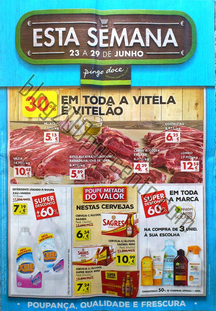 Antevisão Folheto PINGO DOCE Promoções de 23 a 