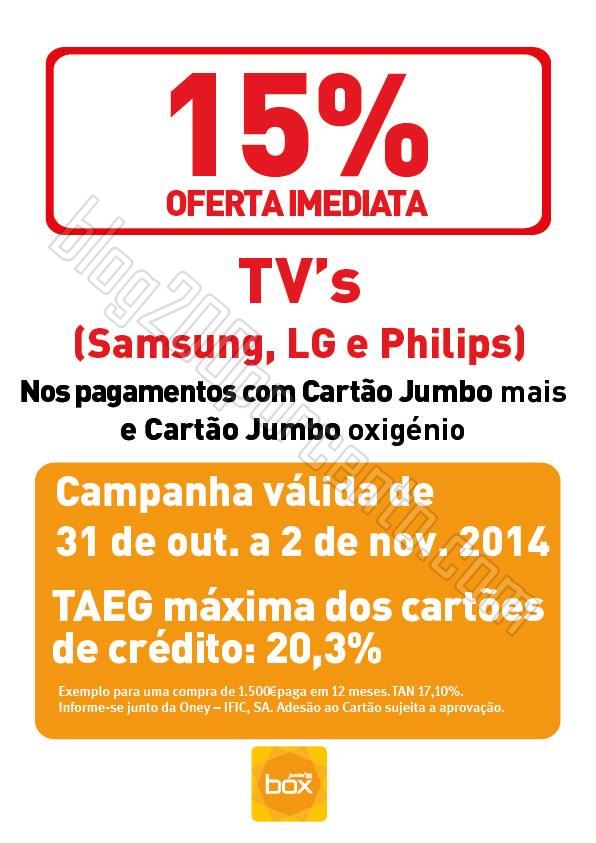 Novas Promoções JUMBO de 31 outubro a 2 novembro