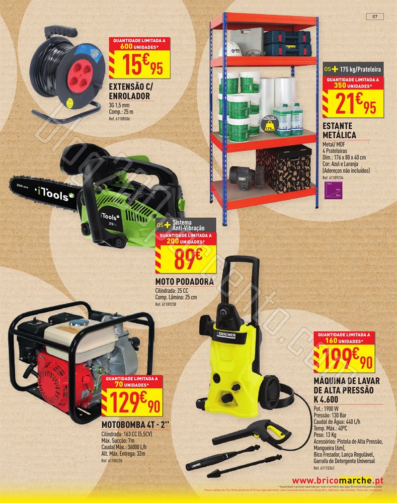 Novo Folheto BRICOMARCHÉ de 10 a 18 janeiro p7.jp