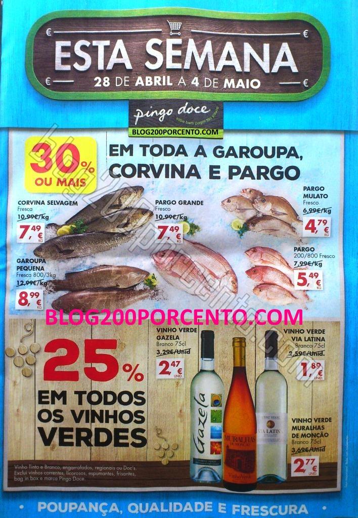 Antevisão Folheto PINGO DOCE Promoções de 28 ab