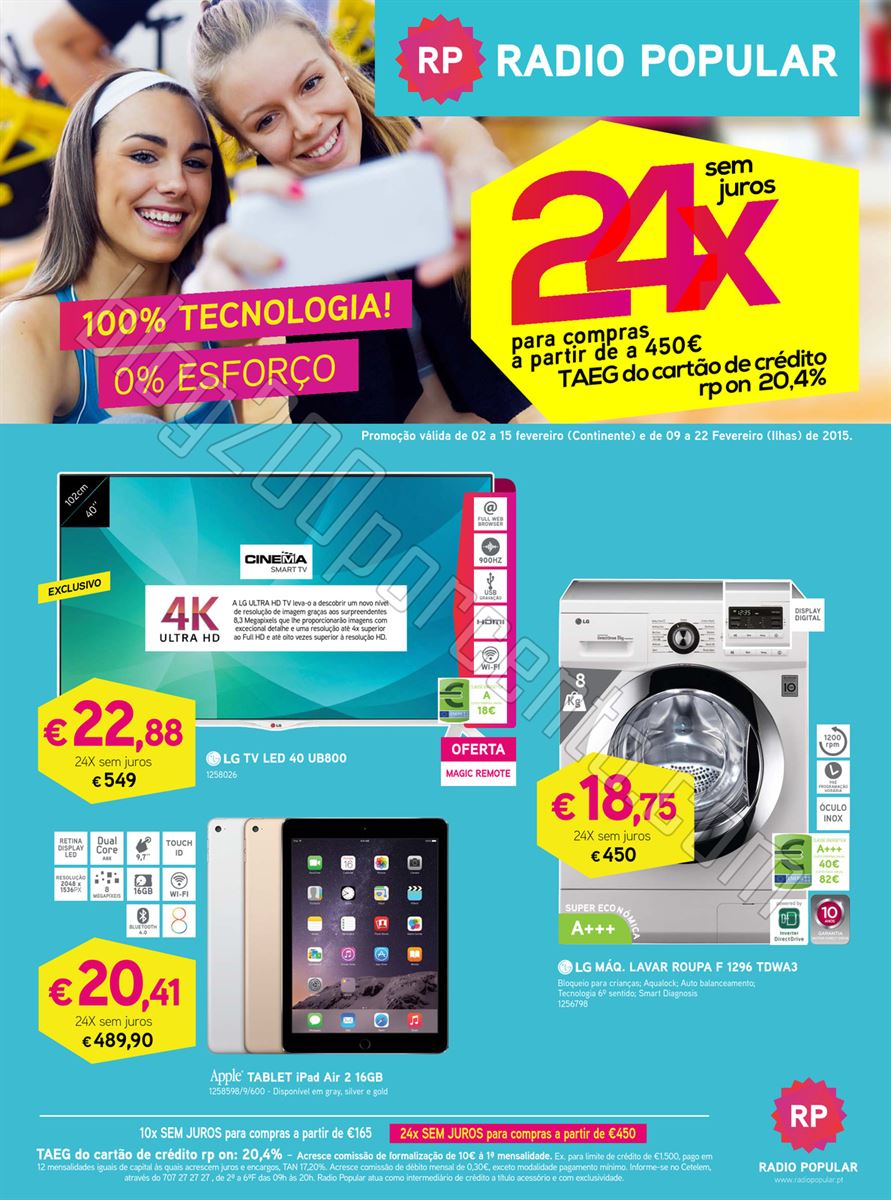 Antevisão Folheto RADIO POPULAR promoções de 2 