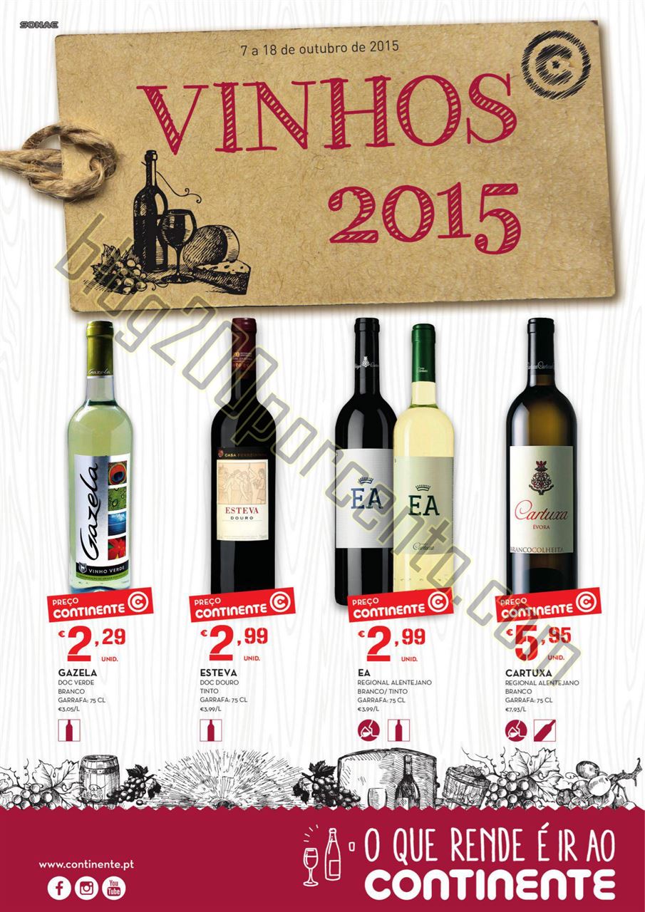 Novo Folheto CONTINENTE Promoções de 7 a 18 outu