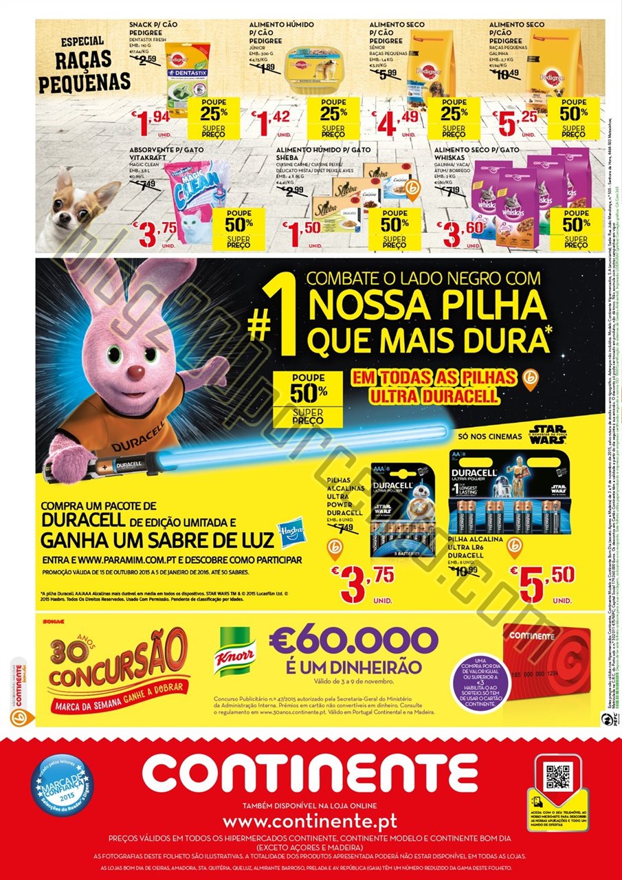 Antevisão folheto CONTINENTE promoções de 3 a 9