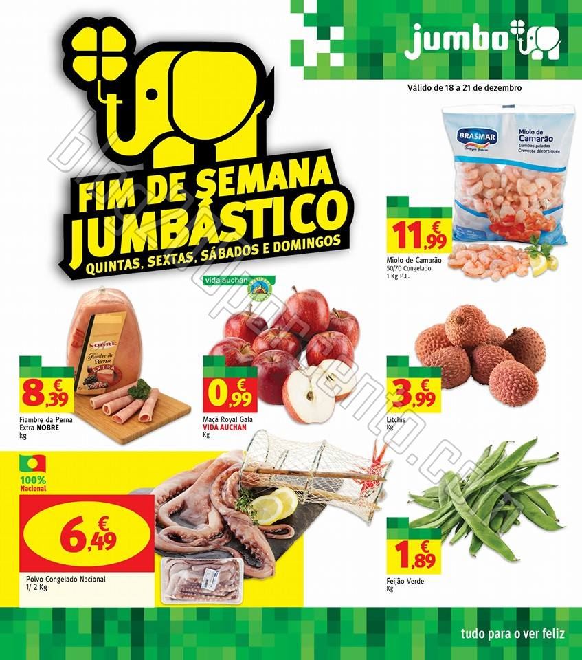 Antevisão Folheto JUMBO Fim de semana de 18 a 21 