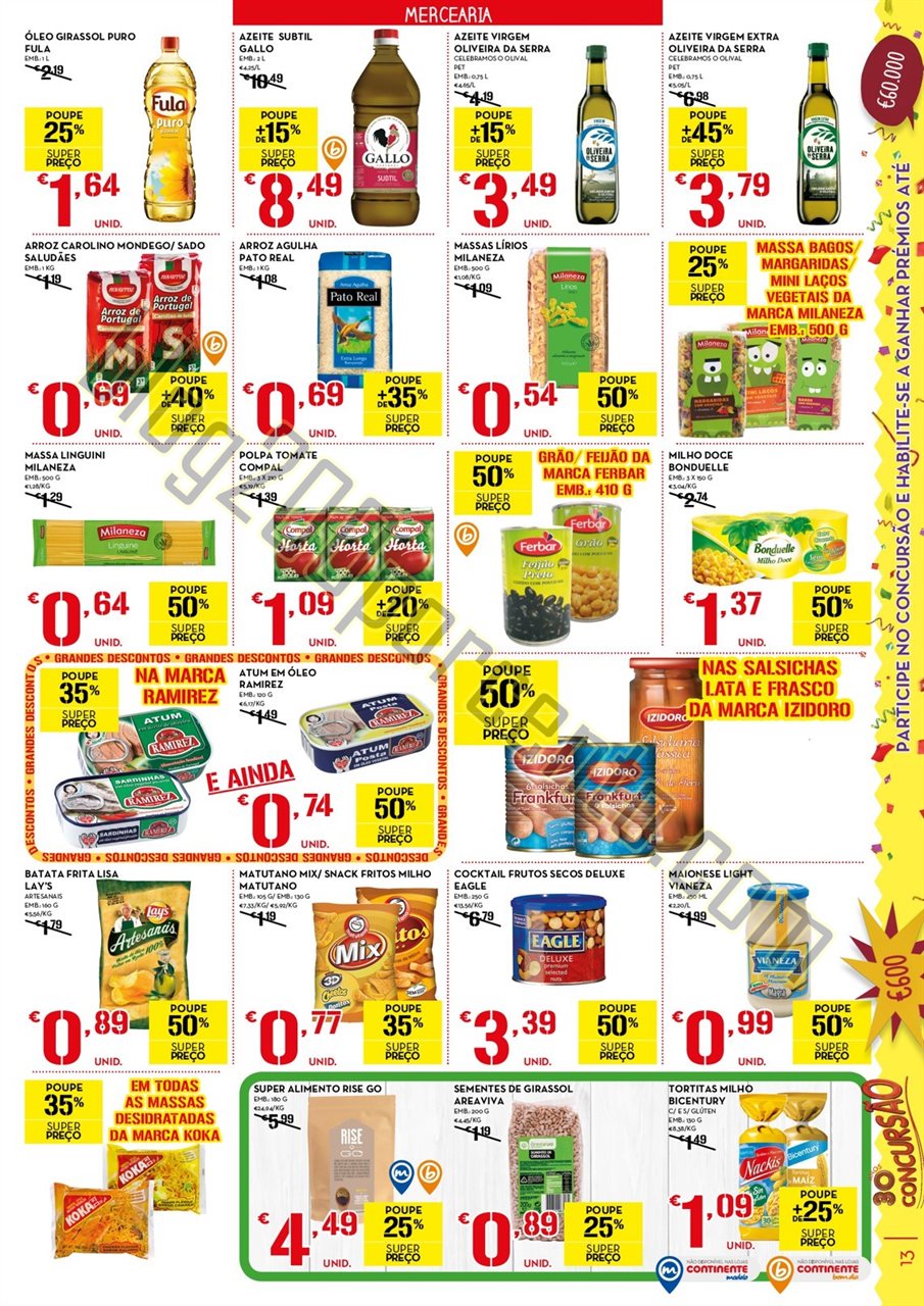 Antevisão folheto CONTINENTE promoções de 3 a 9