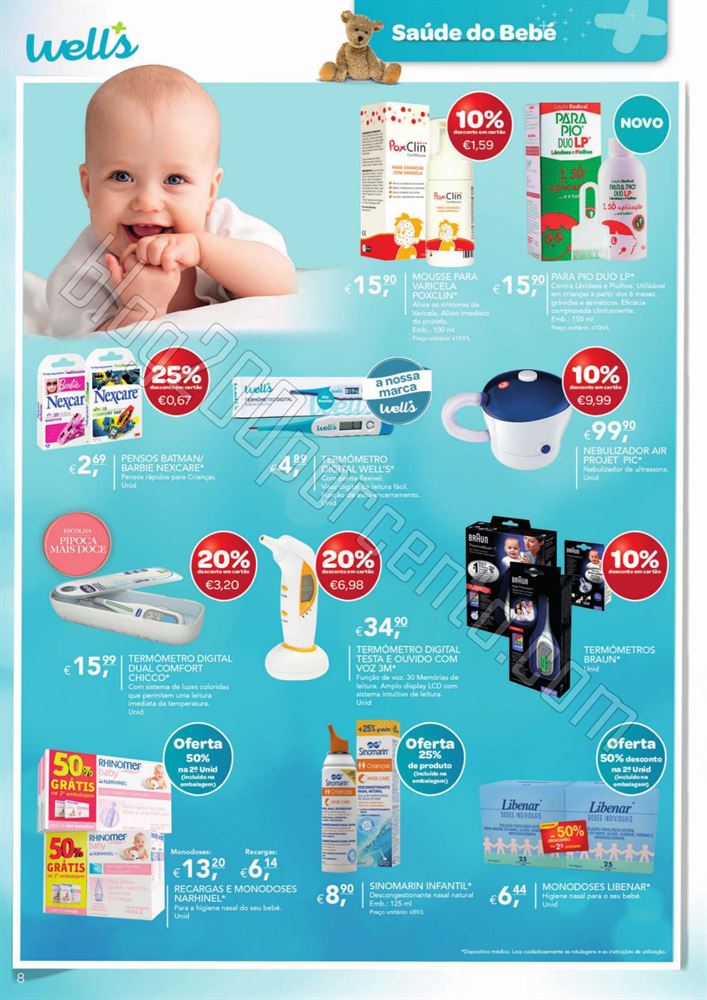 Antevisão Folheto WELLS Bebé de 20 janeiro a 15 