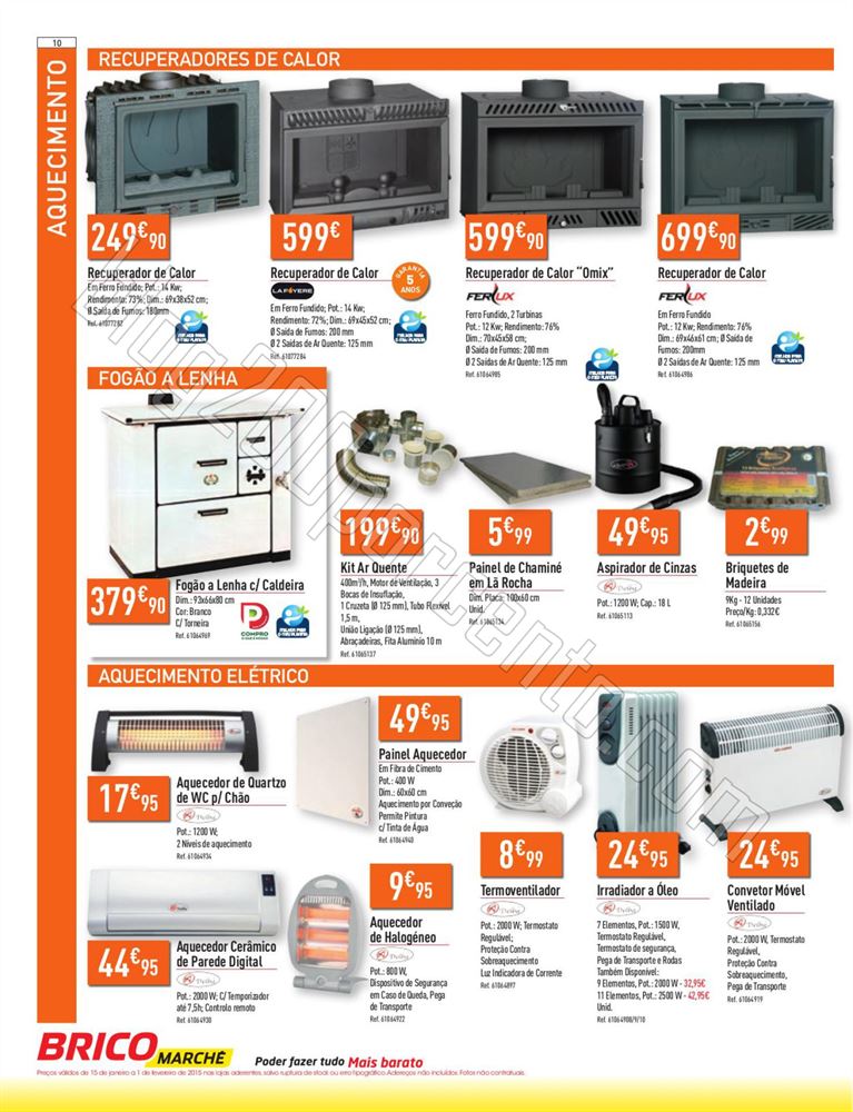 Antevisão Folheto BRICOMARCHÉ de 15 janeiro a 1 