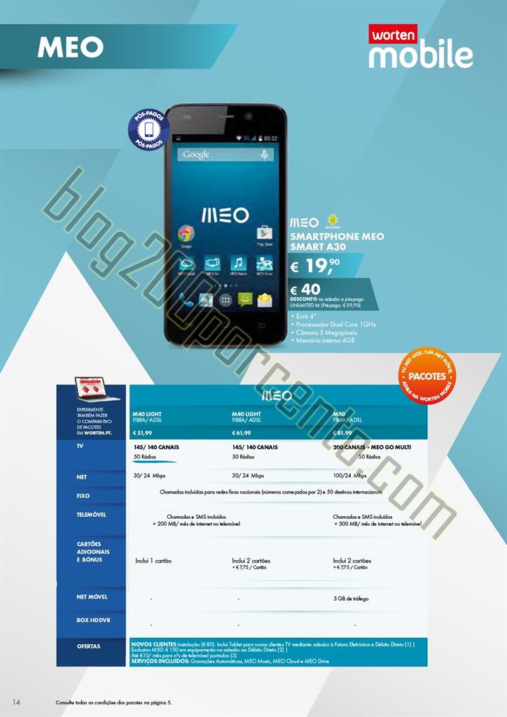 Novo folheto WORTEN Mobile Promoções de 4  junho