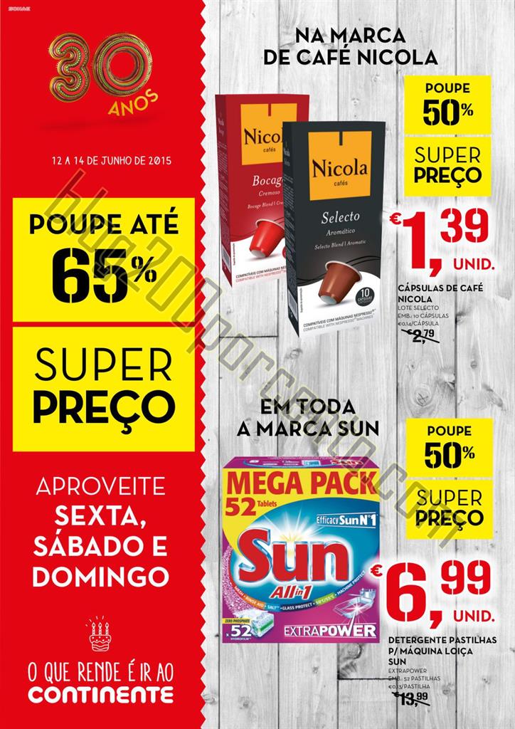 Antevisão Folheto CONTINENTE Fim de Semana de 12 