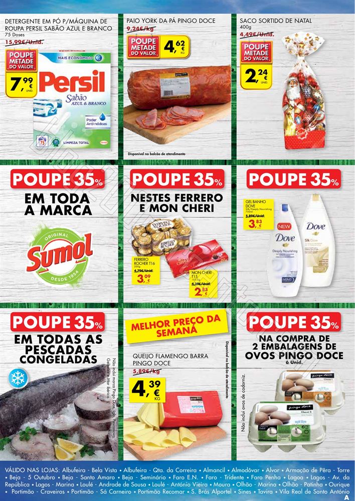 Novo Folheto PINGO DOCE Fim de Semana de 28 novemb