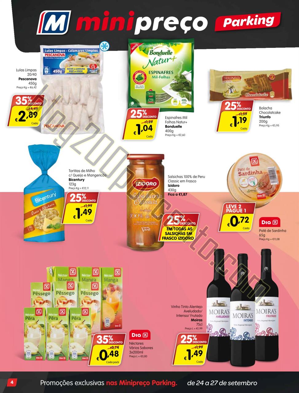 Antevisão Folheto MINIPREÇO Parking de 24 a 30 s
