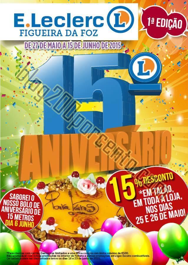 Antevisão Folheto E-LECLERC Figueira de 27 maio a
