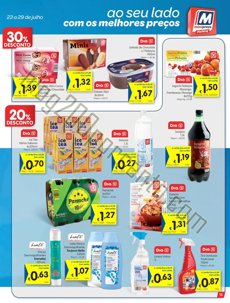 Antevisão Folheto MINIPREÇO Parking de 23 a 29 j