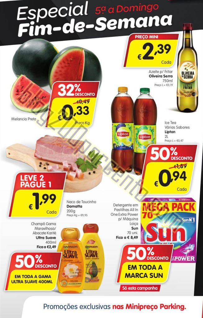 Antevisão Folheto MINIPREÇO Fim de Semana de 9 a