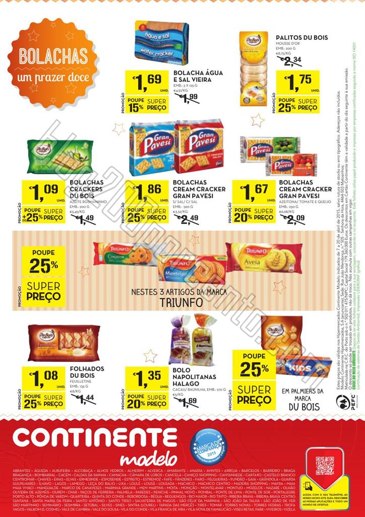 Antevisão Folheto CONTINENTE Bolachas de 7 a 20 a