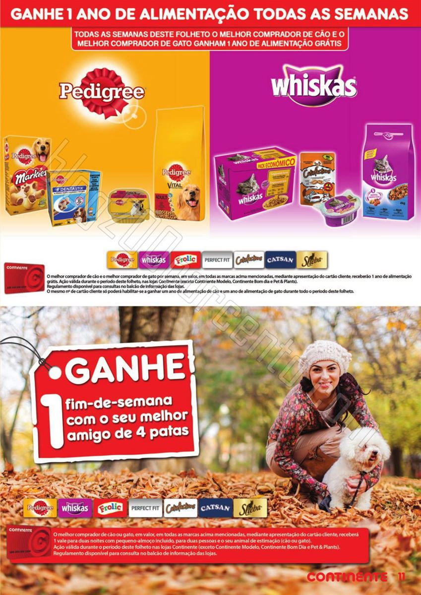 Antevisão Folheto CONTINENTE Feira Animal de 19 f
