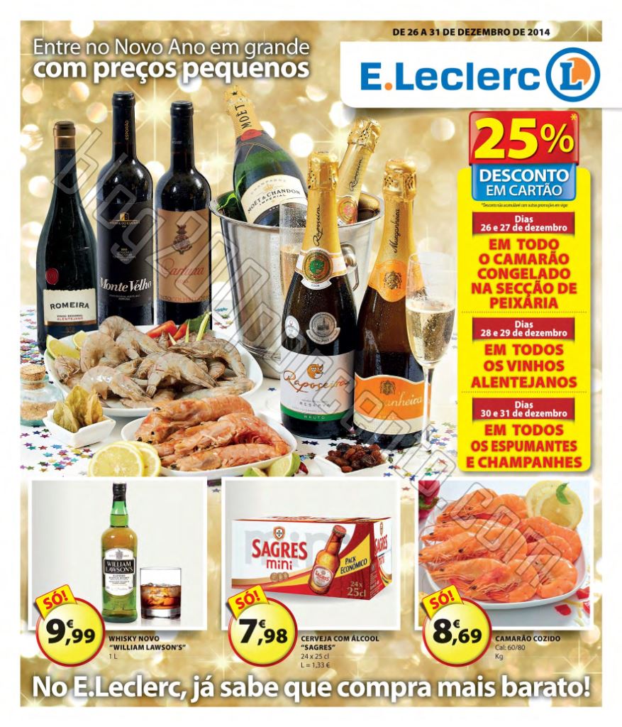 Antevisão Folheto E-LECLERC Ano novo de 26 a 31 d