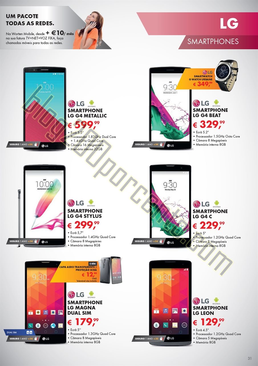 Novo Folheto WORTEN Mobile promoções até 2 deze