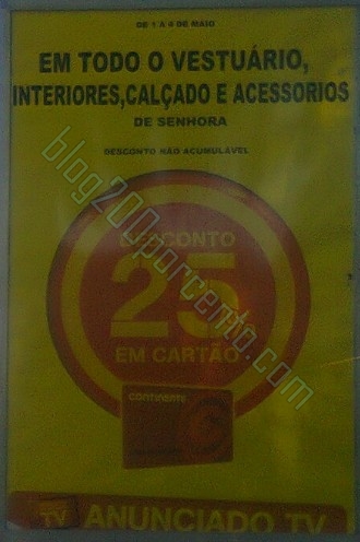 Avistamento 25% de desconto | CONTINENTE | de 1 a 4 maio