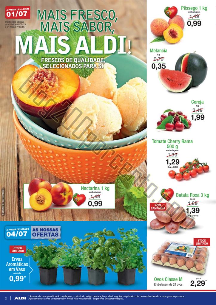 Antevisão Folheto ALDI Promoções a partir de 1 