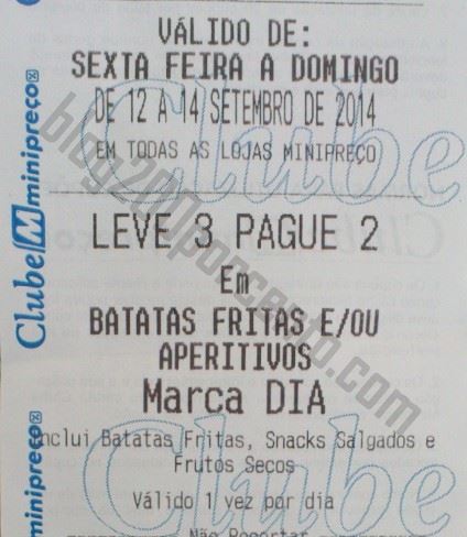 Antevisão MINIPREÇO Promoções L3P2 Fim de Semana - 12 a 14 setembro