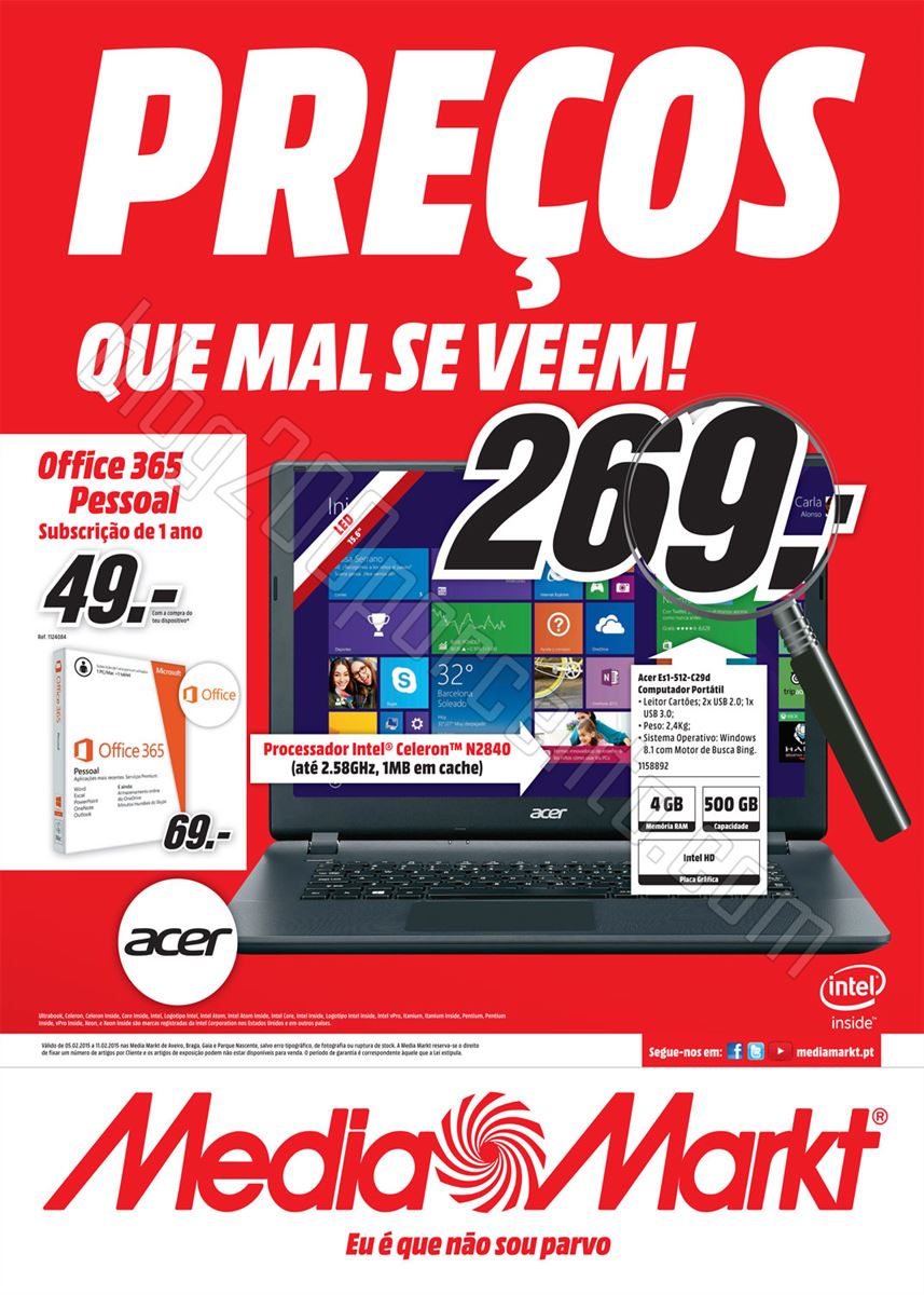 Antevisão Folheto MEDIA MARKT Norte de 5 a 11 fev