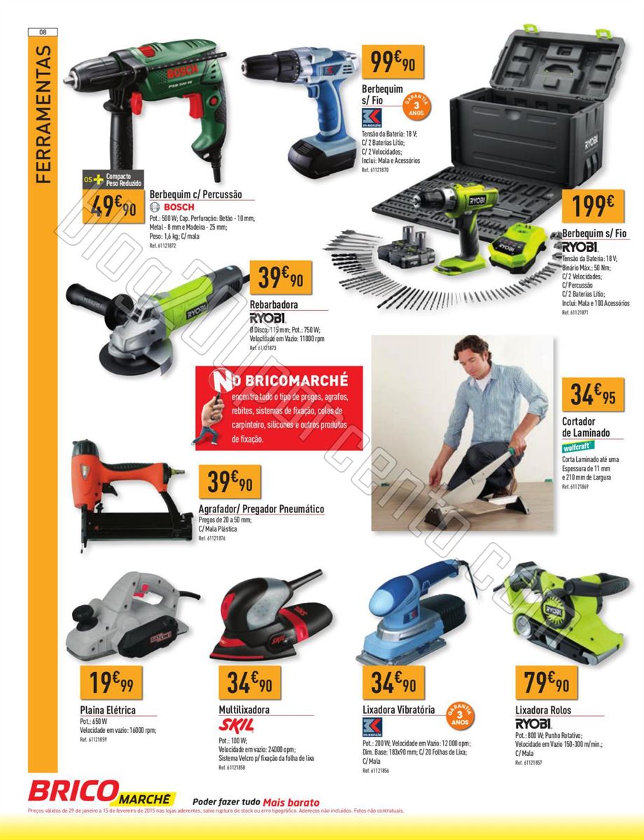 Antevisão Folheto BRICOMARCHÉ de 29 janeiro a 15