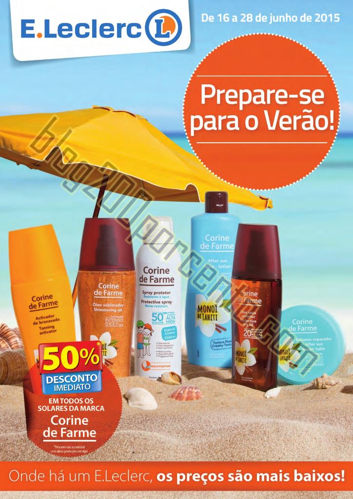 Antevisão de Folheto E-LECLERC Verão de 16 a 28 